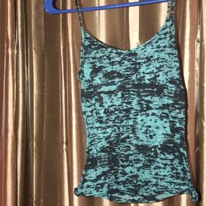 Wallflower: spaghetti strap translucent tank top